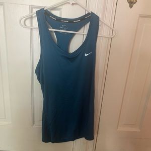 Nike tank size medium teal blue
